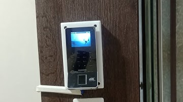 Biometric Essl f22 EM Lock And Exit Button Connection Diagram, @THTechnicalView