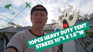 Heavy Duty Tent Stakes Review | Secure Inflatable Decorations & Tents with Ease (2024)