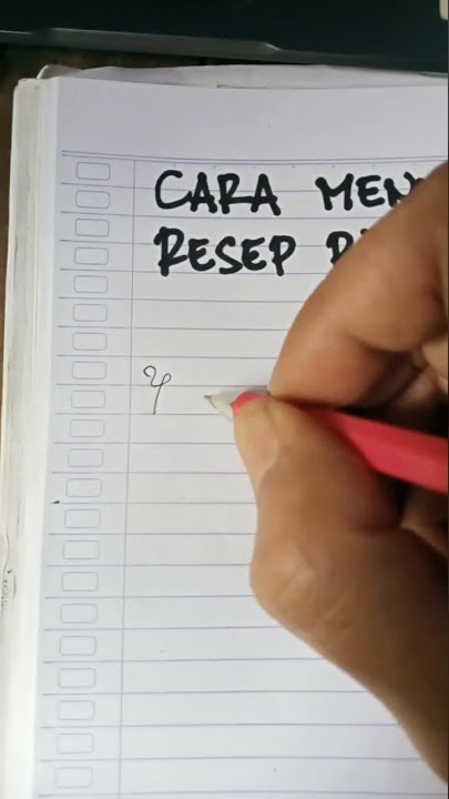 Cara menulis resep Riklona 2mg #shorts #howtowriteprescripction #tutorial #resepobat