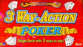 $15  and stair stepped up / on 3 way Action….