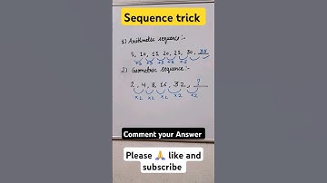 #Sequence trick #easy to Mathematics #Maths shorts trick #Maths shorts video