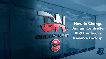 How to Change Domain Controller IP & Configure Reverse Lookup  #TechTutorial