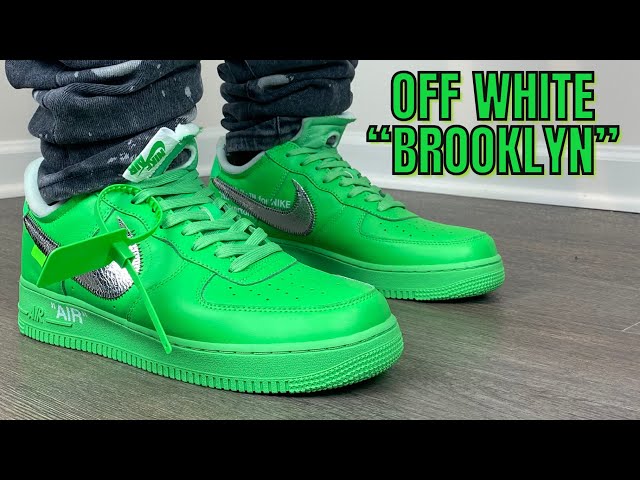 OFF WHITE AIR FORCE 1 BROOKLYN 💚💚💚ON FEET REP REVIEW 💚💚💚 IG