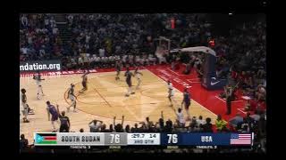 Curry hit a deep 3 vs South Sudan