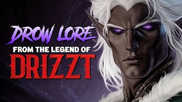 One Hour of Drow Lore from the Legend of Drizzt | Lore Compilation