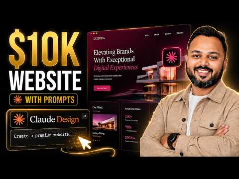 Build a Website using Claude Design — Just a Few Prompts!