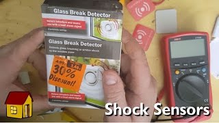 How a burglar alarm shock sensor works