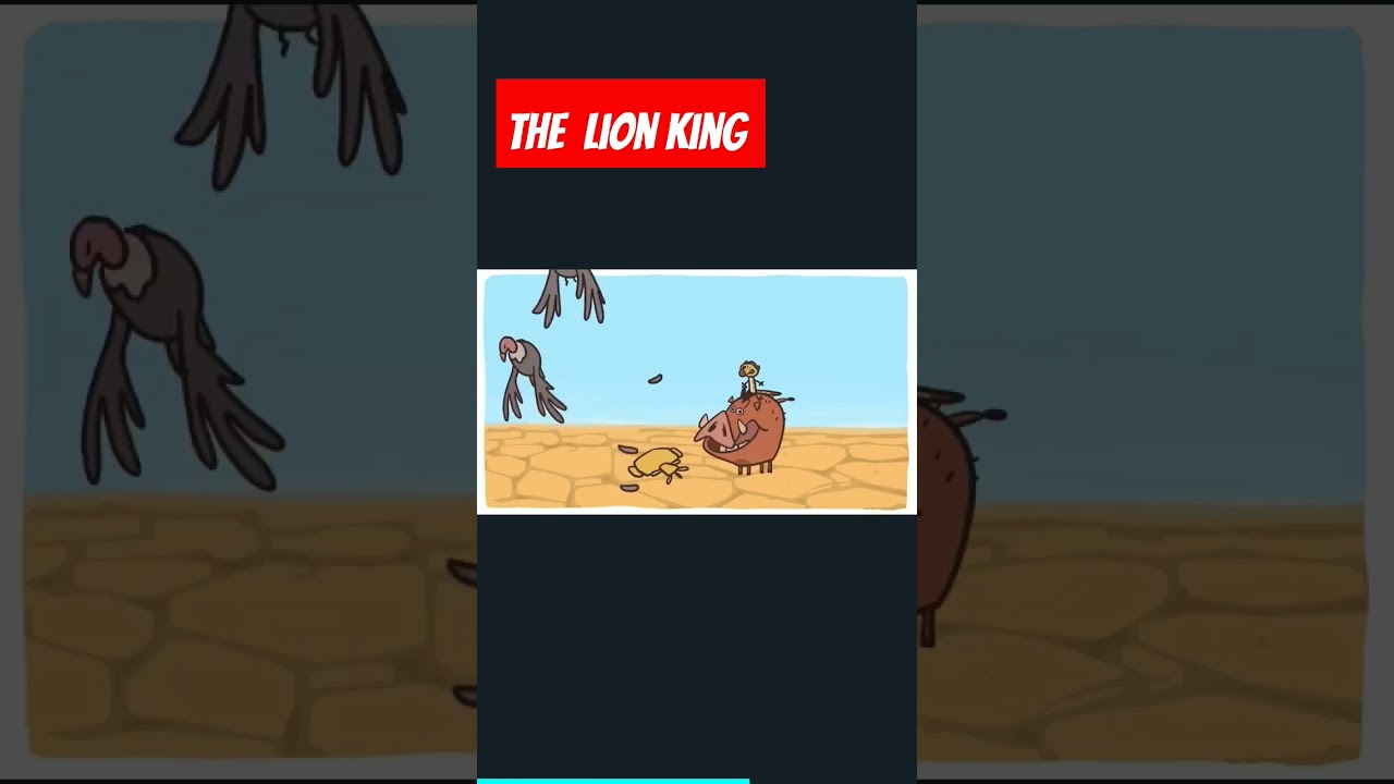 The Lion King in 1 min 🦁🦁 