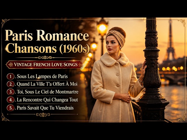 Paris Romance Chansons 💕 Timeless French Love Songs for the Heart