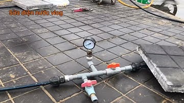 Test áp đường ống cấp nước HDPE (Inspection of HDPE pipelines)