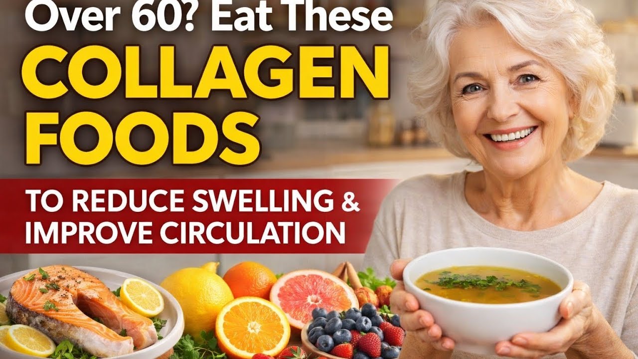 Over 60? Eat These Collagen Foods to Reduce Swelling & Improve Circulation