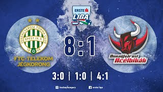 Összefoglaló EL 179 - FTC-TELEKOM - DUNAÚJVÁROSI ACÉLBIKÁK 8:1 20210110