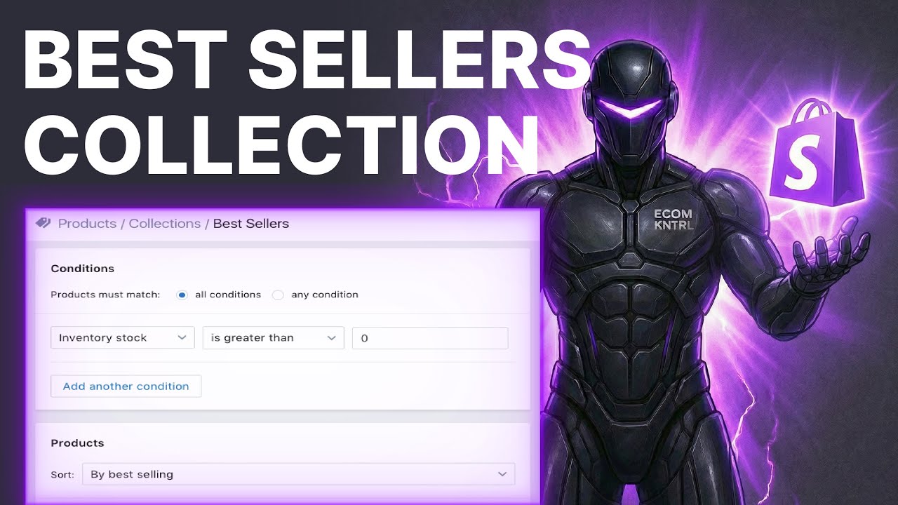 How To Make A Best-Seller Collection In Shopify (2026) | Products