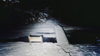 Horrifying Snow Ghost (INSANE footage) Real Scary Paranormal Activity