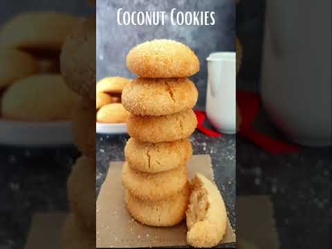 Eggless Coconut Cookies