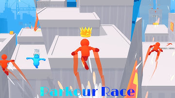 NOOB vs PRO vs HACKER - Parkour Race Free Run Game  #ParkourRace