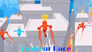 NOOB vs PRO vs HACKER - Parkour Race Free Run Game  #ParkourRace screenshot 5