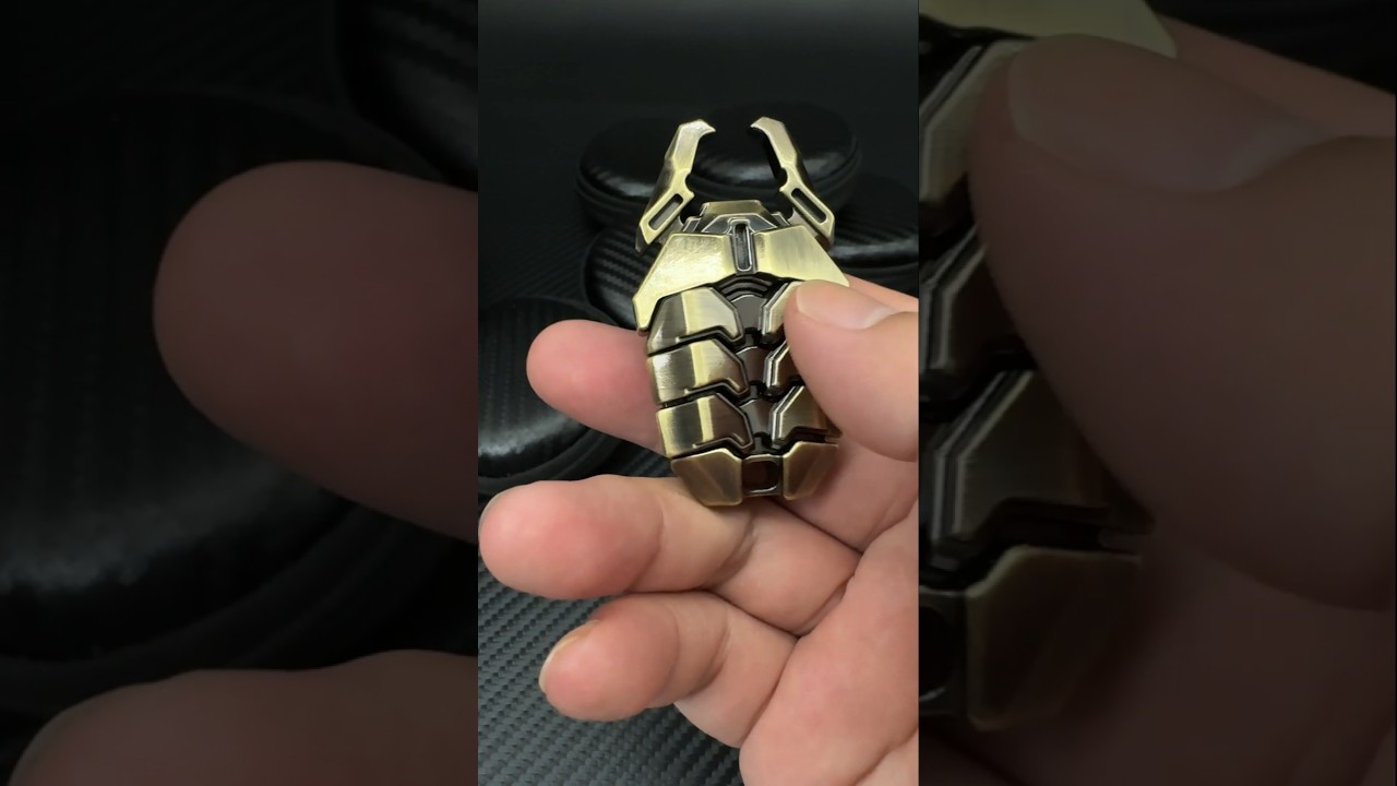 Would you like this fidget slider that looks like a dung beetle?