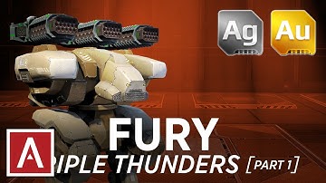 Walking War Robots Fury Gameplay: Triple Thunders (part 1)