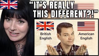 BRITISH Girl Reacts - How Are British English and American English Different?