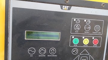 How to Start and Stop Catripiller Generator EMCP 4.1