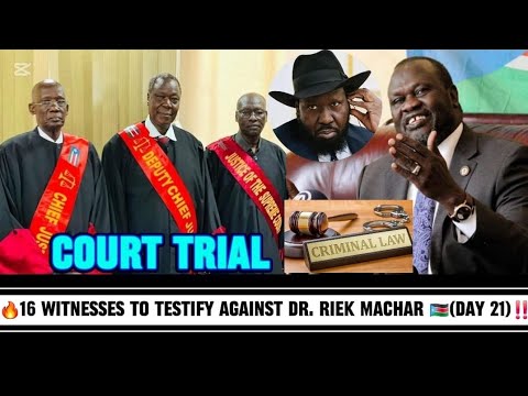 WHY 16 WITNESSES SHOULD TESTIFY IN DR RIEK MACHAR S 7 CO ACCUSED S CASE