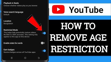 How To Remove Age Restriction On YouTube App (NEW UPDATE) (2024)