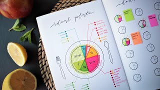 CREATING HEALTHY EATING HABITS 🥑 | Health and Fitness Bullet Journal Series PART 1