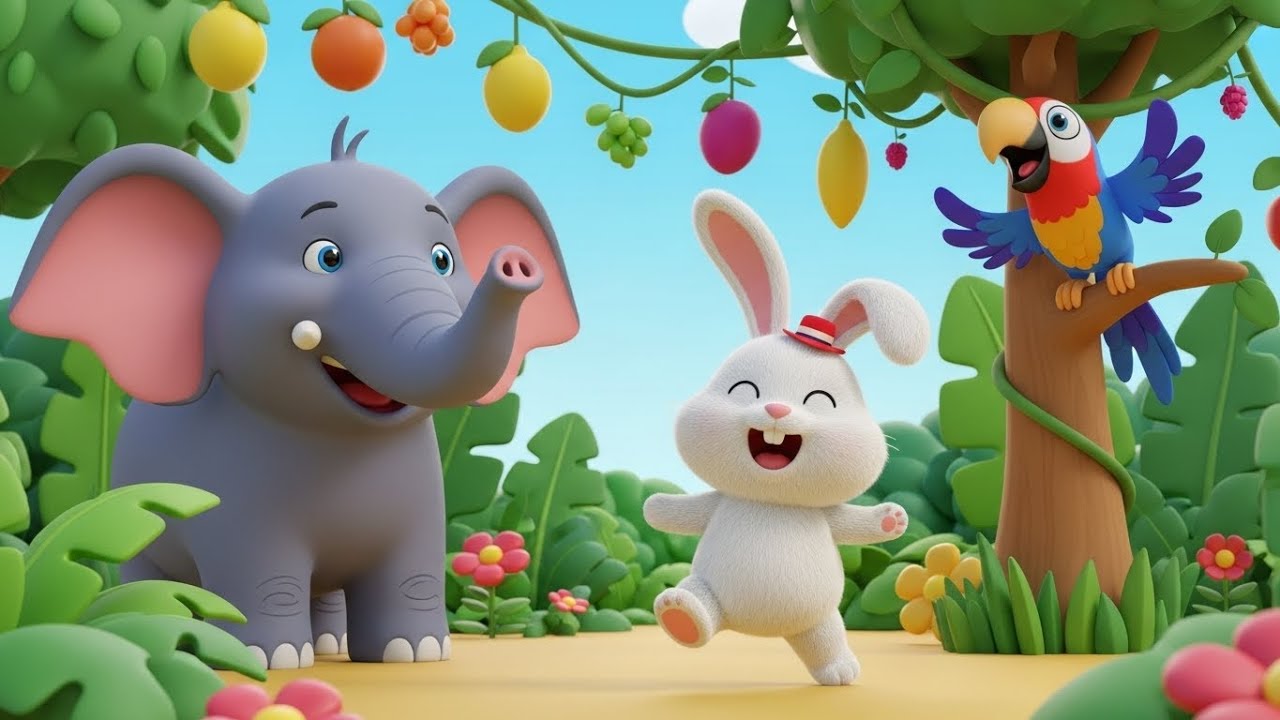 Elephant’s Tiny Hat Adventure | Fun Elephant Song for Toddlers to Watch, Sing and Learn