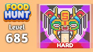 Food Hunt Pixel puzzle level 685 walkthrough solution gameplay 