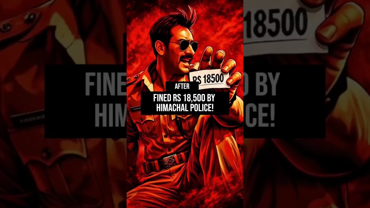 Автомобиль совершил разворот на 180° на дороге! Штраф 18500 рупий.