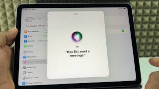 how to turn on siri on ipad air m4! (2026)