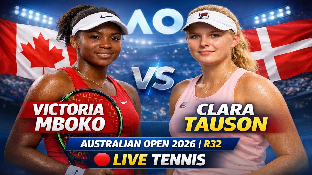 Mboko vs Tauson 🔴 LIVE TENNIS Australian Open 2026 | R32