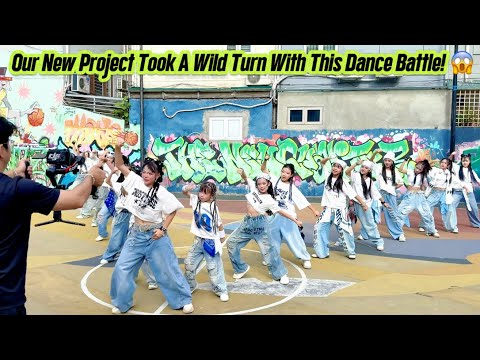 We were just filming… until this dance battle happened! 😂🔥