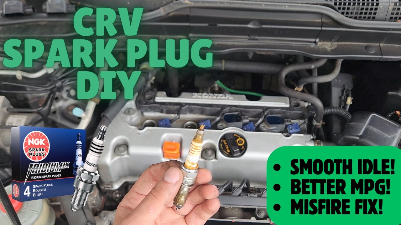 Замена свечей зажигания на Honda CR-V 2009-2011 годов выпуска (простая самостоятельная процедура)