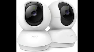 TP-Link Tapo 2K Pan\/Tilt Security Camera (2-Pack)