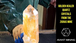 Golden Healer Quartz Crystals From the Zigras Mine!
