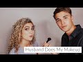 Husband Does My Makeup | Coby Tried So Hard LOL