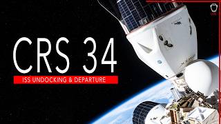 UNDOCKING! SpaceX Cargo Dragon CRS-34 Undocking from ISS