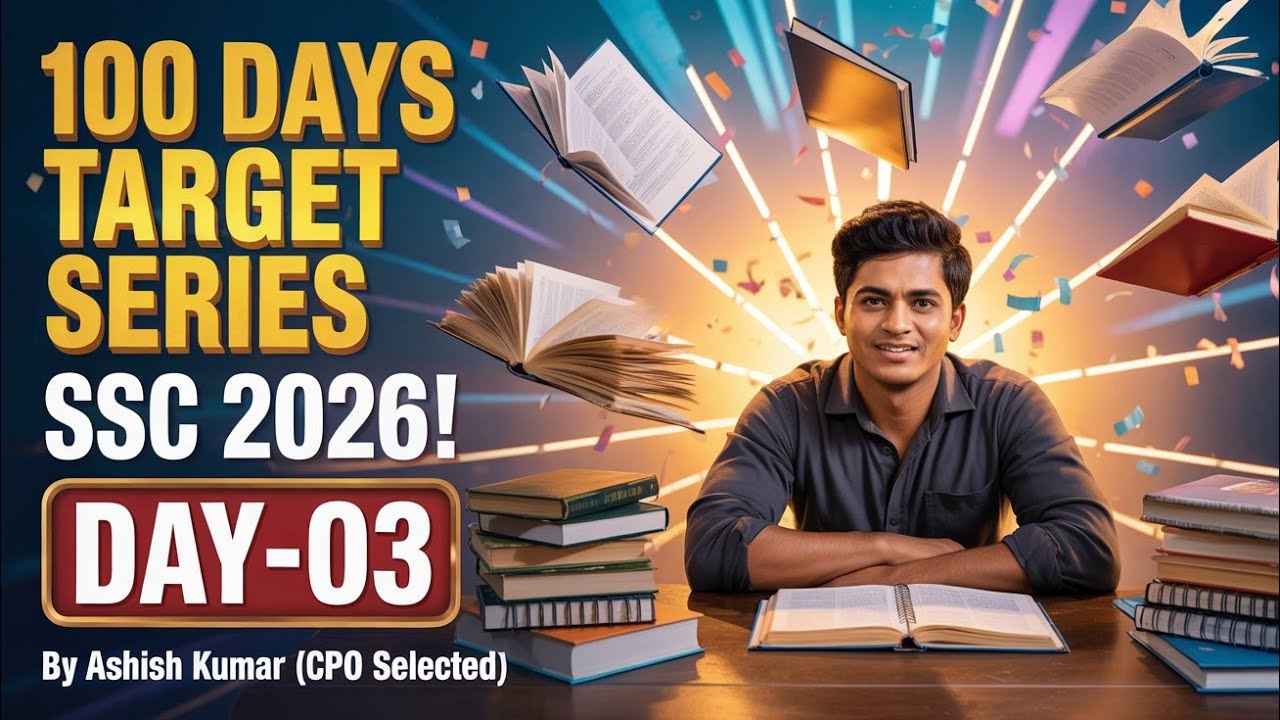 SSC CGL 2026 - Day 03 || 100 Days Target Series 🎯 SSC 2026 Preparation ...