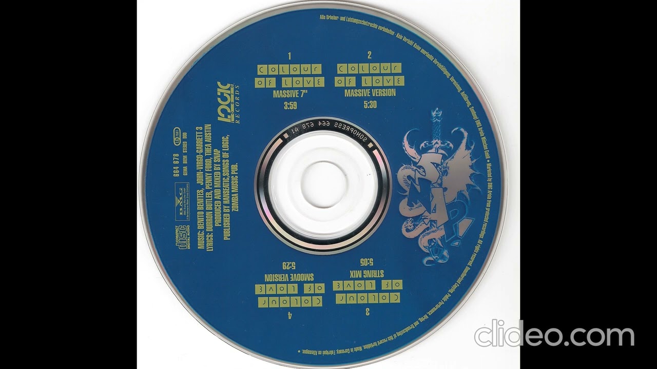 Snap! - Colour Of Love (CDM) 1991