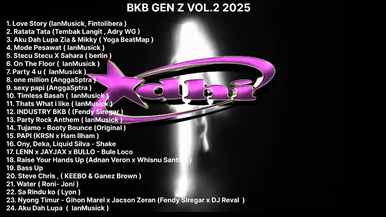 BKB GEN Z VOL.2 INDOBOUNCE 2025 MIXTAPE ( Adhiofc ) #dj #indobounce # ...