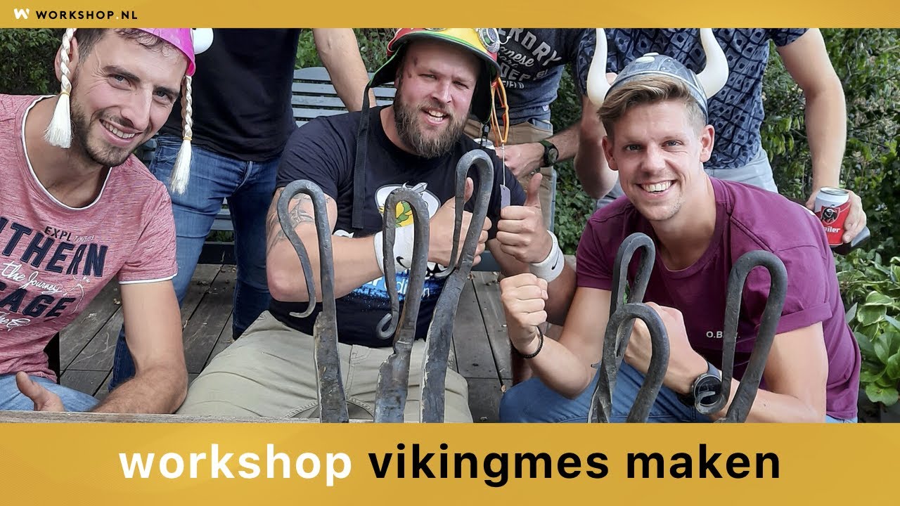 Workshop - Smeed je eigen mes met een smidsvuur, hamer, aambeeld en je eigen spierkracht!