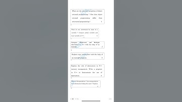 important questions of BCS 031| programming in C++ | #ignou #importantquestions  #bcs031