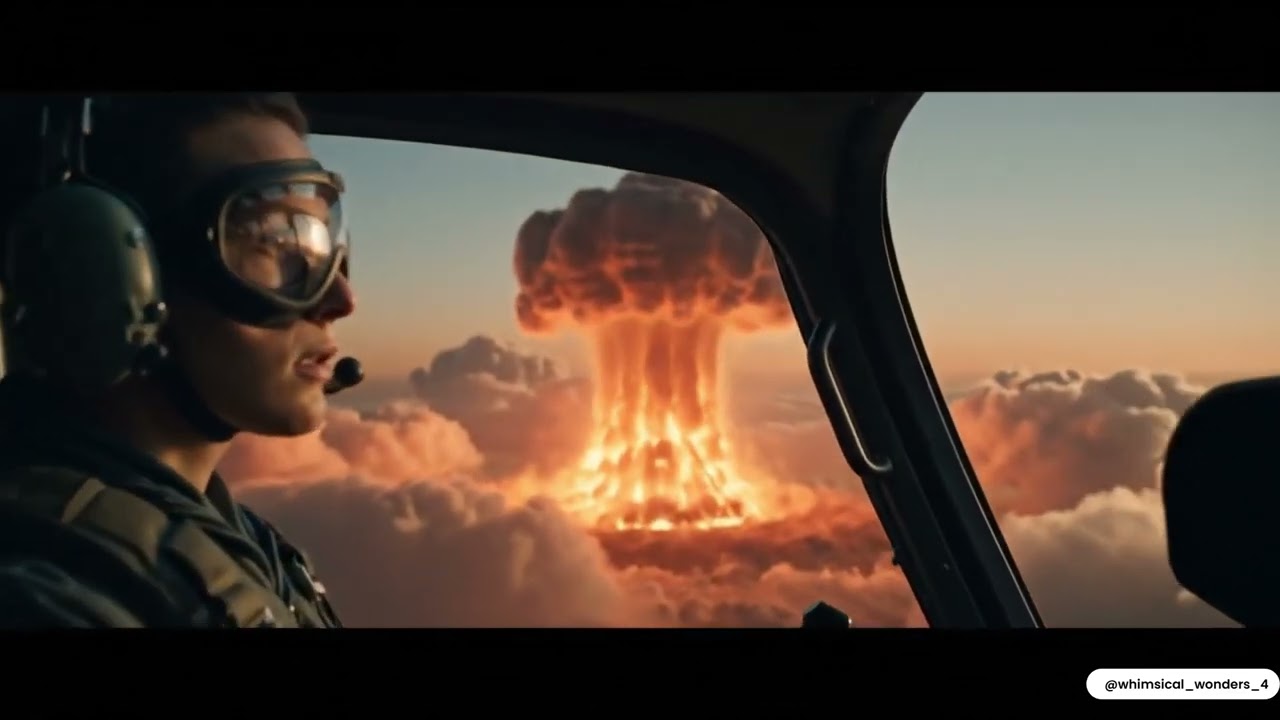 Nuclear Blast Seen from Helicopter | Apocalyptic View ☢️🚁 