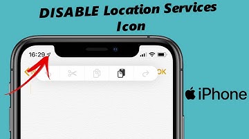 How To Remove Location Services Icon On iPhone Status Bar - Disable Location Services Icon