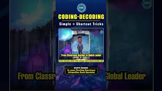 Coding &amp; Decoding Short -22 || Reasoning Concepts &amp;Tricks || #maths #ssccgl#bankpo#anilnairsir