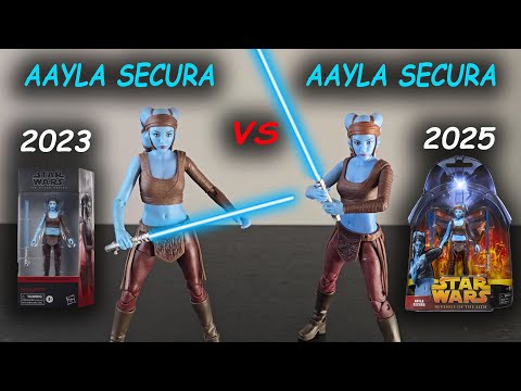 Aayla Secura 20th Anniv ROTS Star Wars Black Series REVIEW COMPARISON 