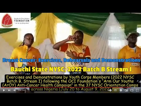 Breast Cancer Quiz & "Demos" by NYSC Corps Members (2022 NYSC Batch B Stream I) after ArOY Campaign