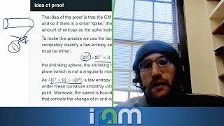 Jacob Bernstein - Entropy and C^0 stability of hypersurfaces - IPAM at UCLA